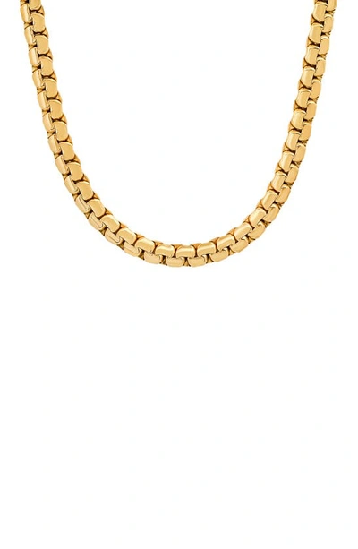 Shop Hmy Jewelry Box Chain Necklace In Yellow