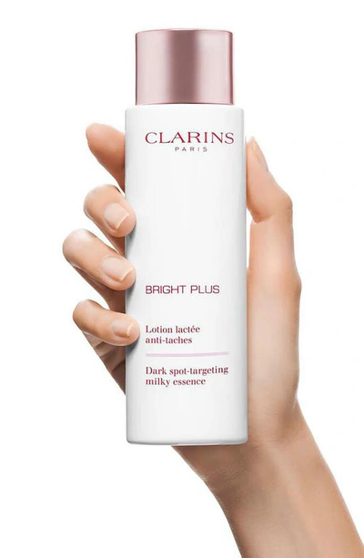 Shop Clarins Bright Plus Dark Spot & Vitamin C Milky Essence, Normal To Dry Skin, 6.7 oz
