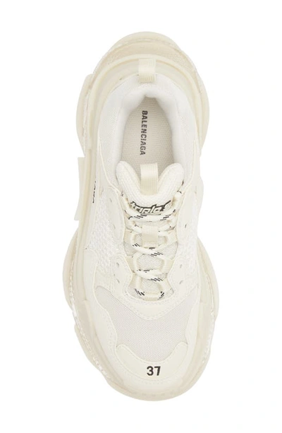 Shop Balenciaga Triple S Sneaker In Eggshell