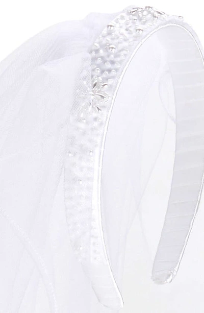 Shop Blush By Us Angels First Communion Headband Veil In White