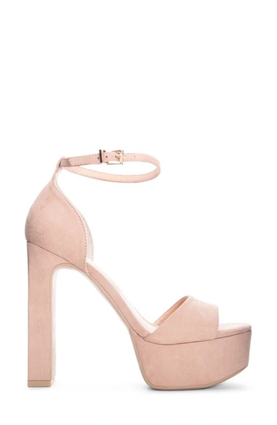 Shop Chinese Laundry Asher Platform Sandal In Nude