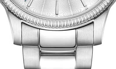 Shop Kenneth Cole Automatic Bracelet Watch, 36mm In Silver