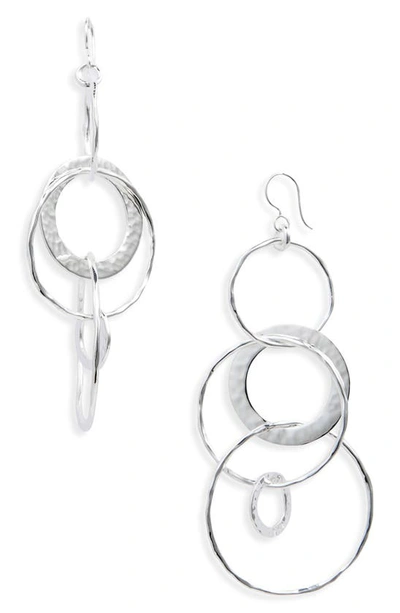 Shop Ippolita Classico Large Link Drop Earrings In Silver