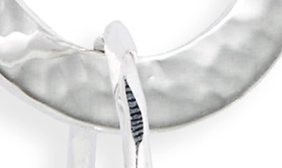 Ippolita Classico Jumbo Sterling Silver Hammered Jet Set Earrings