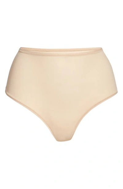 Shop Skims Fits Everybody High Waist Thong In Mica