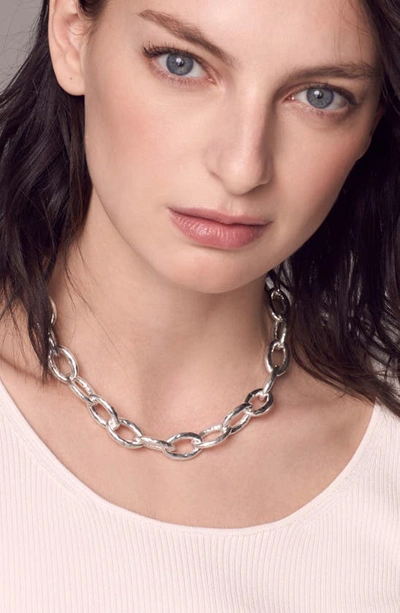 Ippolita Sterling Silver Glamazon Bastille Link Chain Necklace, 18 In Silver