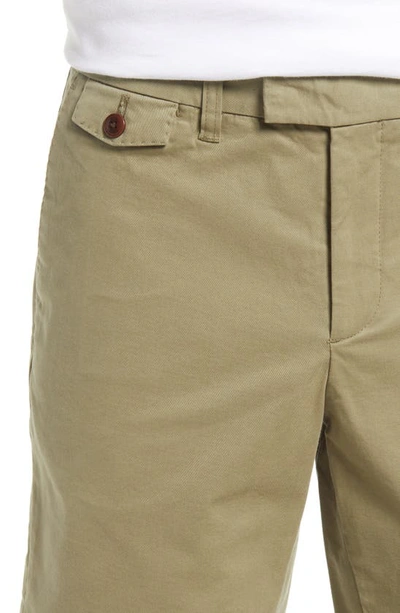 Shop Ted Baker Ashfrd Chino Shorts In Pale Green