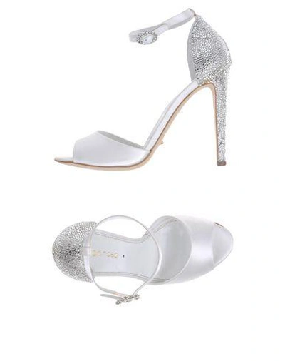Shop Sergio Rossi Sandals In Ivory