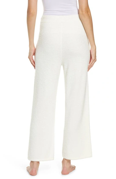 Shop Barefoot Dreams Cozychic Lite® Seamed Crop Lounge Pants In Pearl