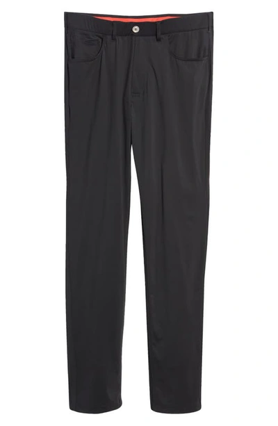 Shop Redvanly Kent Pull-on Golf Pants In Black