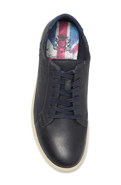 Shop English Laundry Thomas Suede Sneaker In Navy