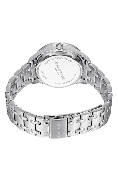 Shop Kenneth Cole Dress Sport Bracelet Watch, 36mm In Silver