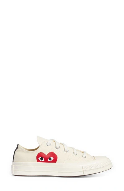 Shop Comme Des Garçons X Converse Gender Inclusive Chuck Taylor® All Star® Hidden Heart Low Top Sneaker In Beige