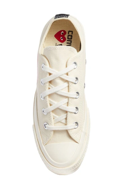 Shop Comme Des Garçons X Converse Gender Inclusive Chuck Taylor® All Star® Hidden Heart Low Top Sneaker In Beige