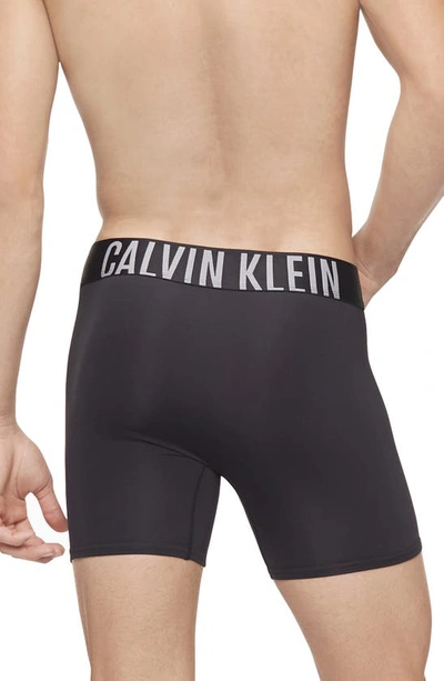 Shop Calvin Klein 3-pack Boxer Briefs In Black