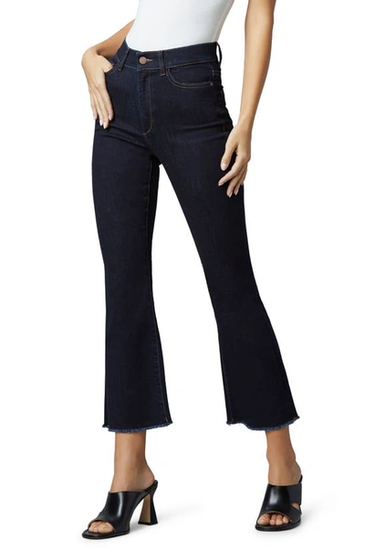 Shop Dl Bridget Instasculpt High Waist Crop Bootcut Jeans In Ringer