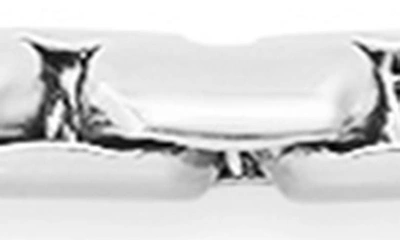 Shop Hmy Jewelry Stainless Steel Flat Box Chain Bracelet In Metallic
