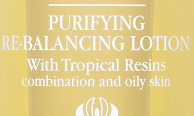 Shop Sisley Paris Purifying Re-balancing Lotion With Tropical Resins