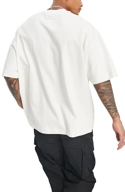 TOPMAN PARIS FRANCE EMBROIDERED OVERSIZE T-SHIRT 