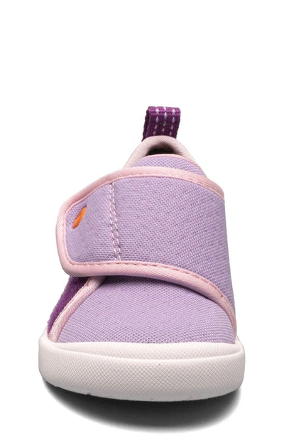 Bogs Toddler And Little Girls Kicker Hook And Loop Shoe In Lavender Multi