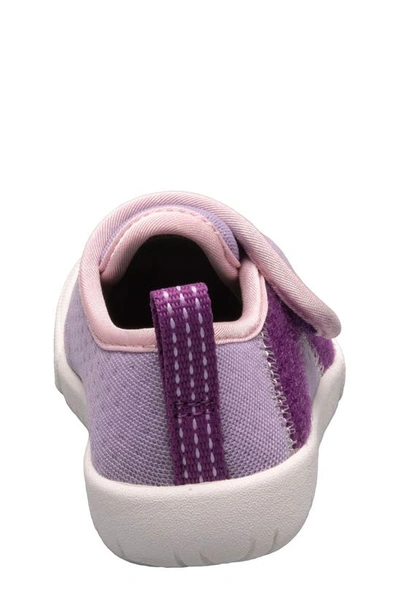 Bogs Toddler And Little Girls Kicker Hook And Loop Shoe In Lavender Multi