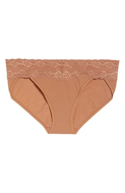 Shop Natori Bliss Perfection Bikini In Clay Rose