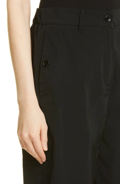 Shop Max Mara Meringa Crop Jersey Trousers In Black