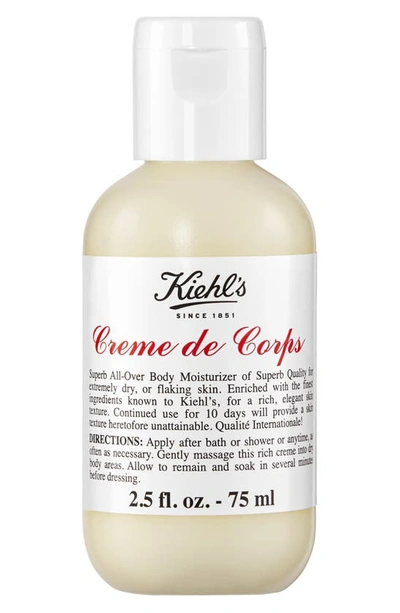 Shop Kiehl's Since 1851 Creme De Corps Hydrating Body Moisturizer, 2.5 oz In Bottle