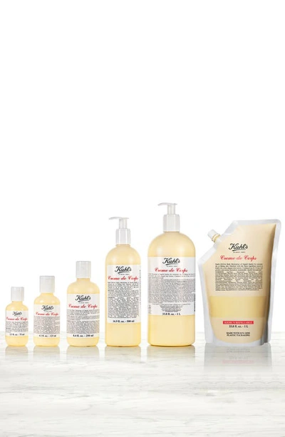 Kiehl's Since 1851 Crème De Corps Refillable Hydrating Body Lotion With Squalane 33.8 oz/ 1000 ml Refill In Refill