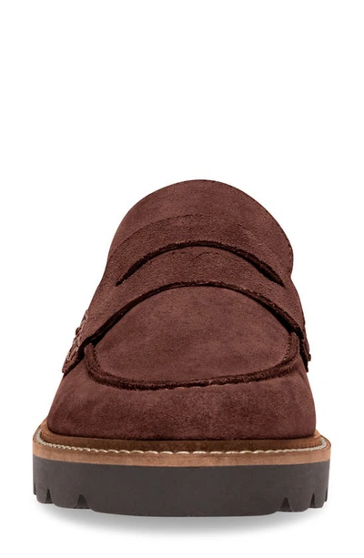 Anne Klein Women's Emmylou Lug Sole Loafers In Dk Brown