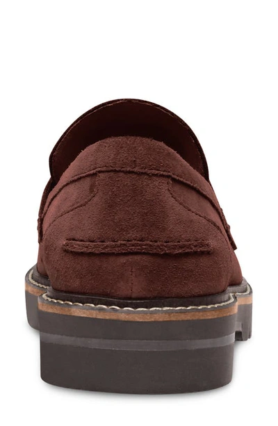 Anne Klein Women's Emmylou Lug Sole Loafers In Dk Brown