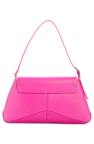 Balenciaga Xx Street Medium Leather Shoulder Bag In Lipstick Pink