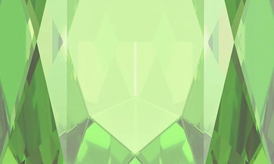 Shop Swarovski Millenia Octagon Crystal Pendant Necklace In Green