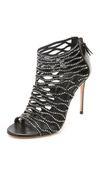 CASADEI Caged Booties