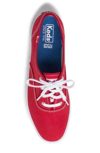 Kedsr Keds® 'champion' Canvas Sneaker In Red Canvas