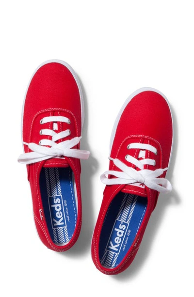 Kedsr Keds® 'champion' Canvas Sneaker In Red Canvas