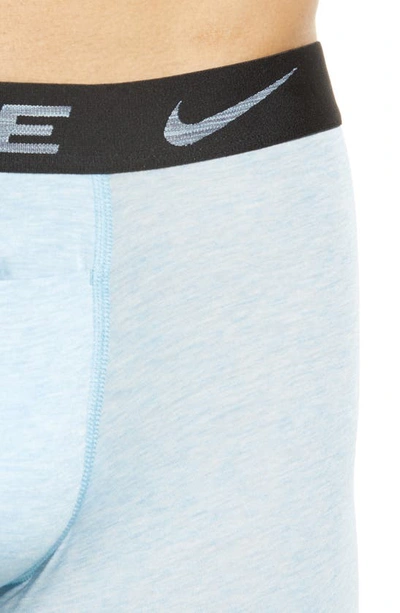 Shop Nike Dri-fit 2-pack Reluxe Boxer Briefs In Mystic Navy/ Blue Heather