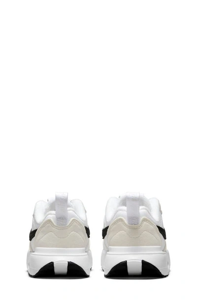 Shop Nike Kids' Air Max Dawn Sneaker In White/ Black/ Light Bone