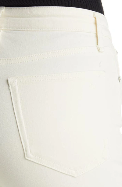 Rag & Bone Icon Casey High-rise Flare Jeans In Ecru