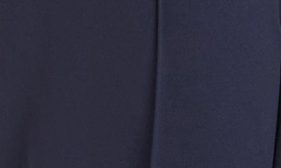 By Design Nova Flutter Sleeve Scuba Crepe Jumpsuit In Navy Blazer