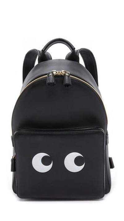 Shop Anya Hindmarch Backpack With Mini Eyes In Black