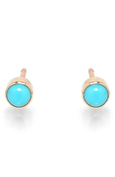 Shop Zoë Chicco Turquoise Stud Earrings