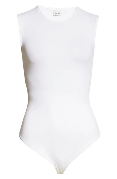 Shop Alix Nyc Lenox Crewneck Bodysuit In White