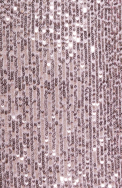 Eliza J Social Sequins Long Sleeve Dress In Lil