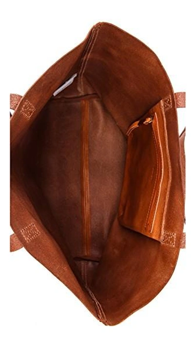 Shop Madewell Transport Tote In English Saddle