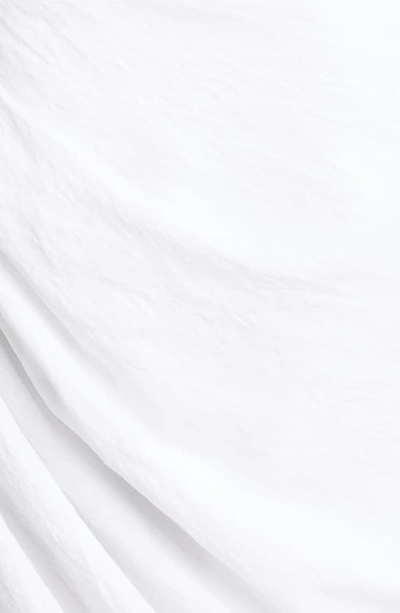 Shop Jacquemus La Robe Saudade Asymmetric Maxi Dress In White