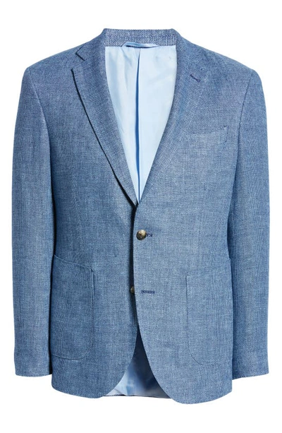 Shop Rodd & Gunn The Cascades Virgin Wool & Linen Sport Coat In Marine