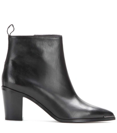 Shop Acne Studios Loma Leather Ankle Boots