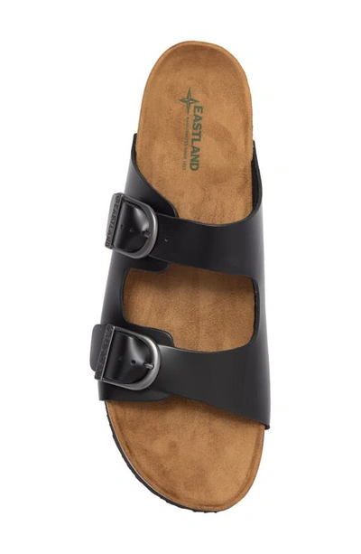 Eastland Men's Cambridge Leather Slide Sandals In Black
