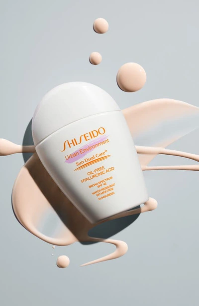 Shiseido Mini Urban Environment Oil-free Spf 42 Face Sunscreen With Hyaluronic Acid 1 oz/ 30 ml